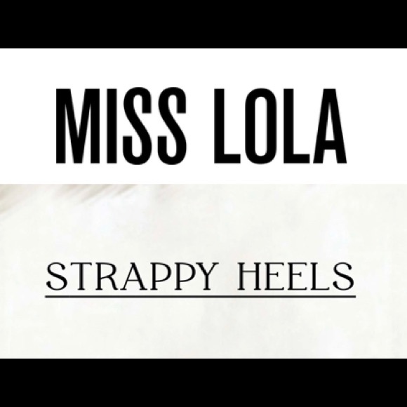 MISS LOLA Knot Detail Raya Peach Lace-Up Strappy Heels Sz:9 - Picture 15 of 15